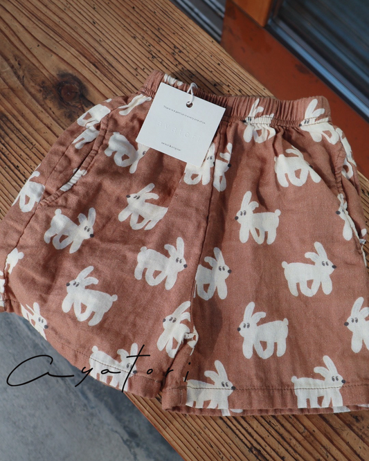mignon bunny half pants