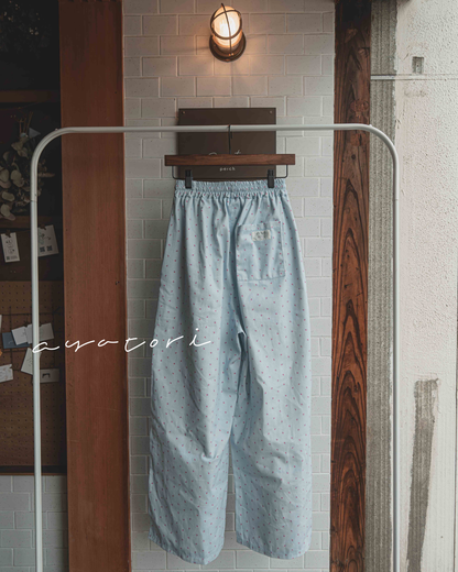 Flower tag pants
