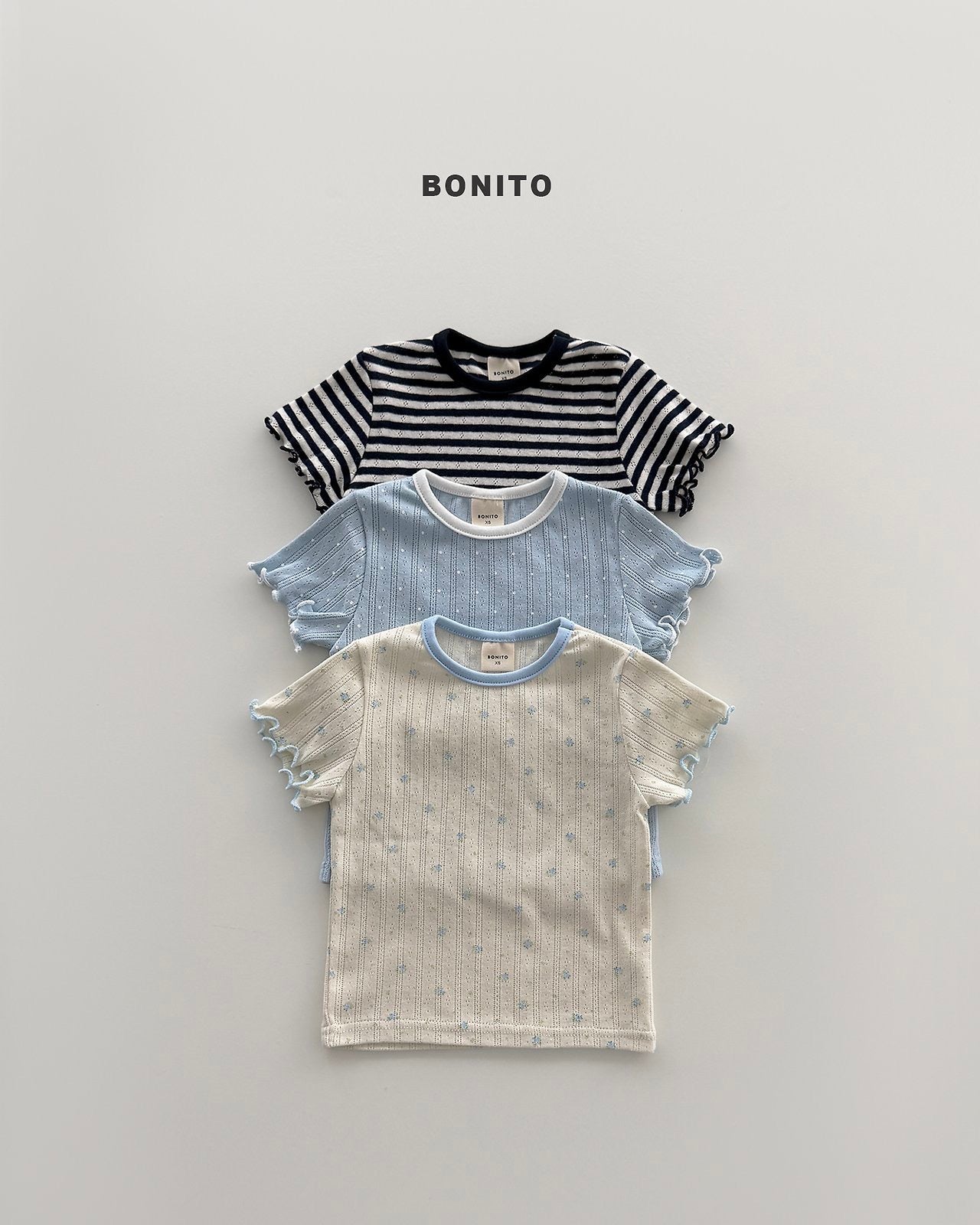 BONITO bloom eyelet tee