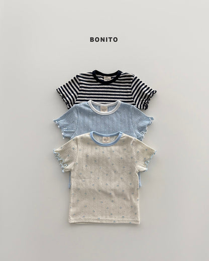 BONITO bloom eyelet tee
