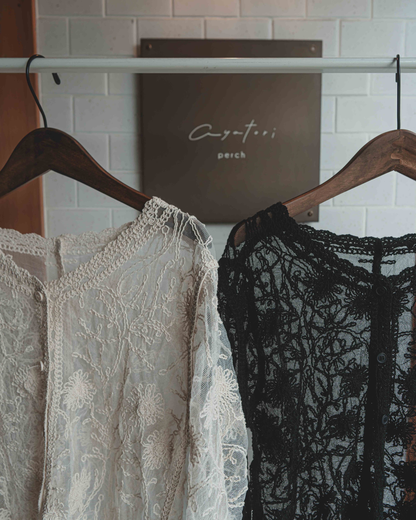 Crochet lace cardigan