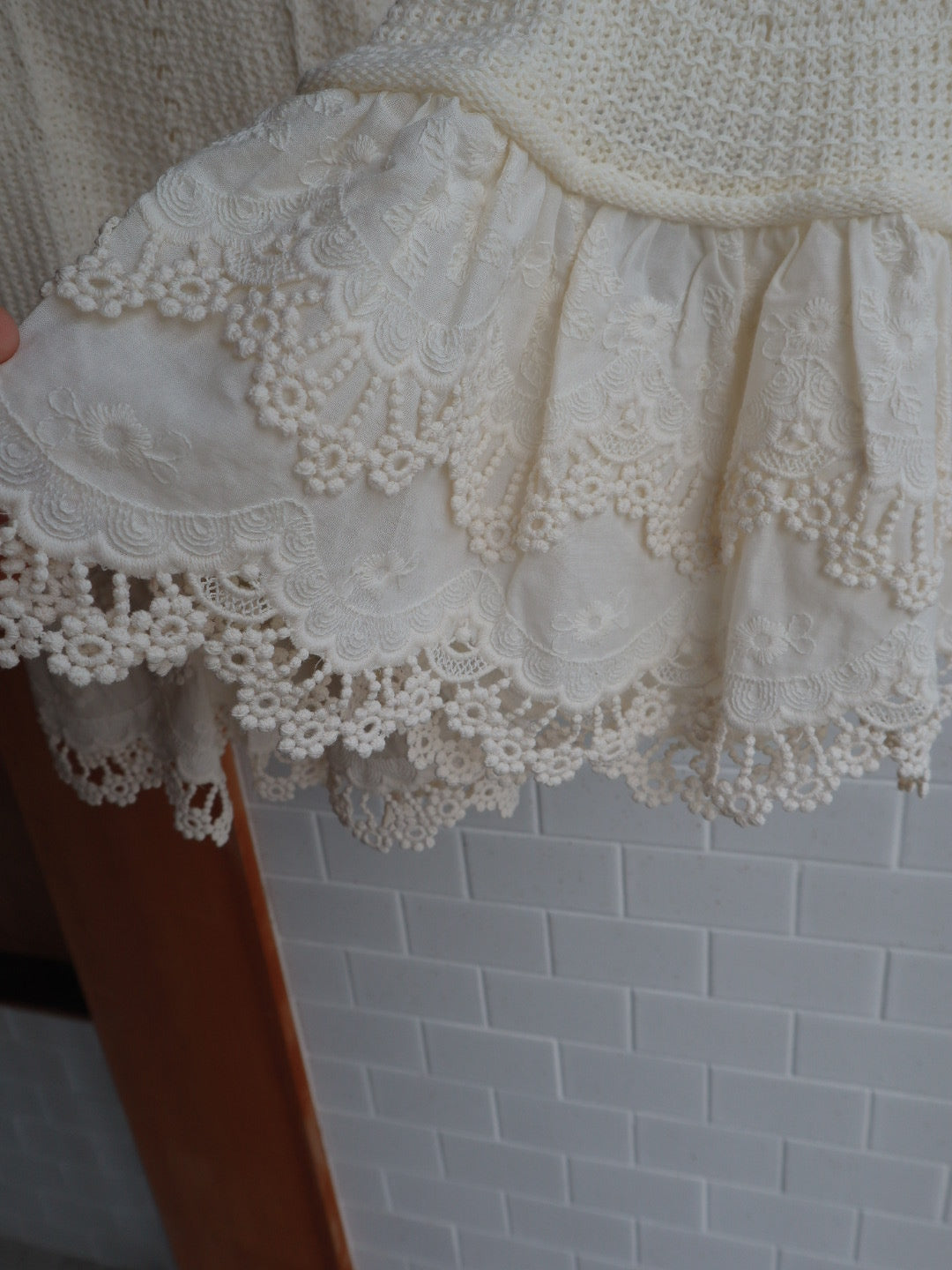 lace paneled camisole