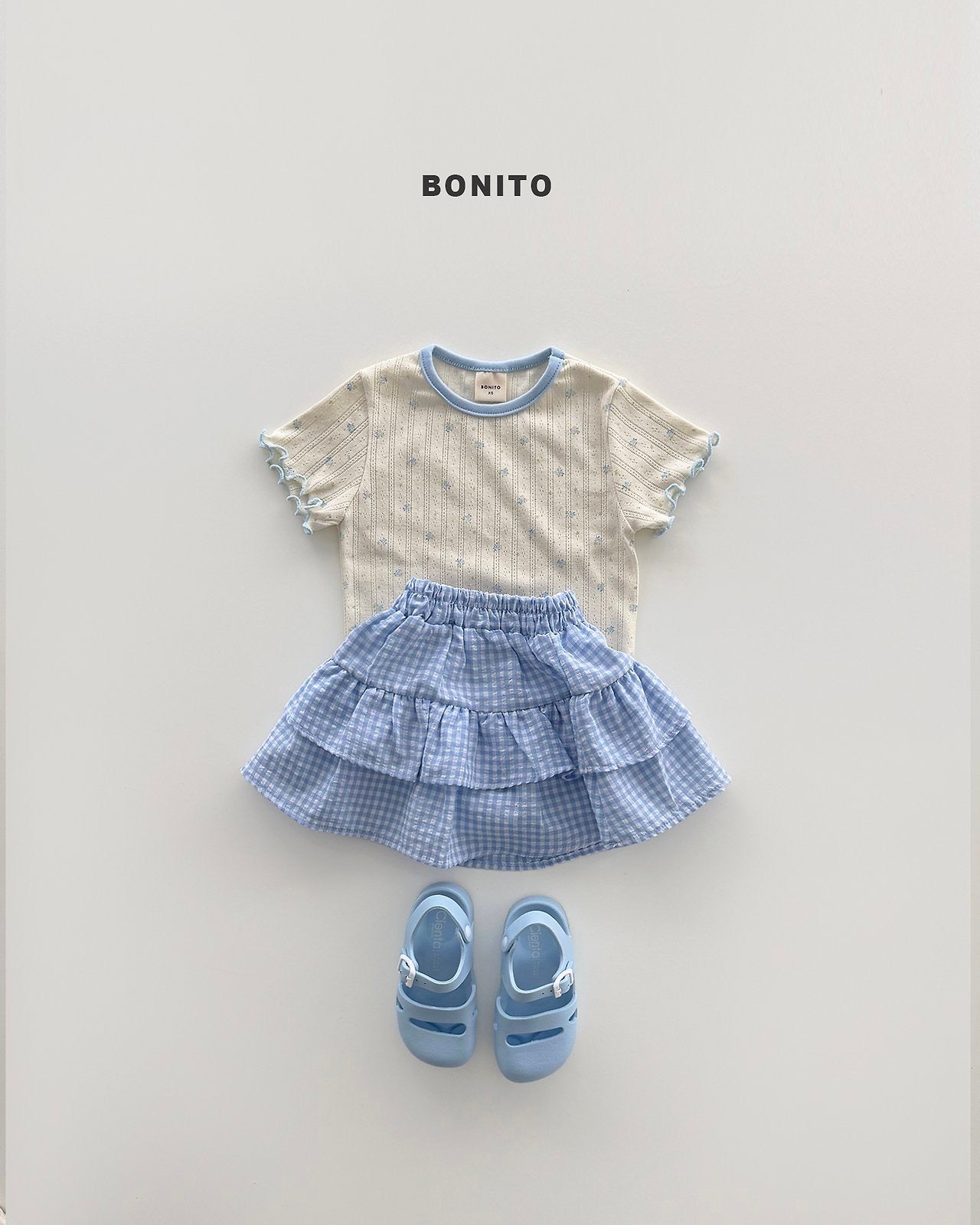 BONITO bloom eyelet tee