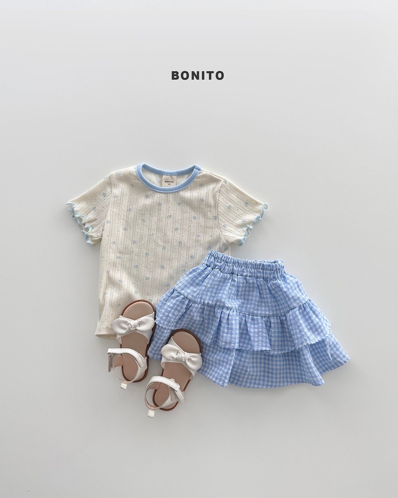BONITO bloom eyelet tee