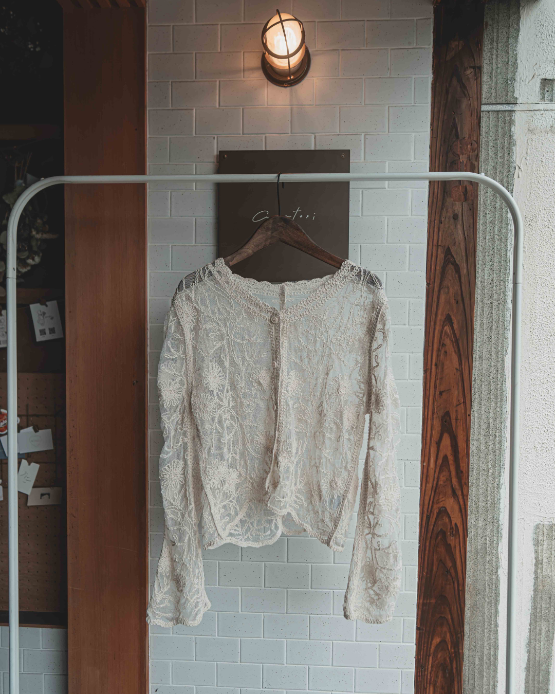 Crochet lace cardigan