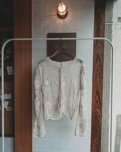 Crochet lace cardigan