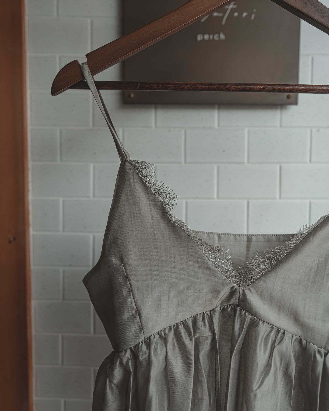 Camisole with sheer lace
