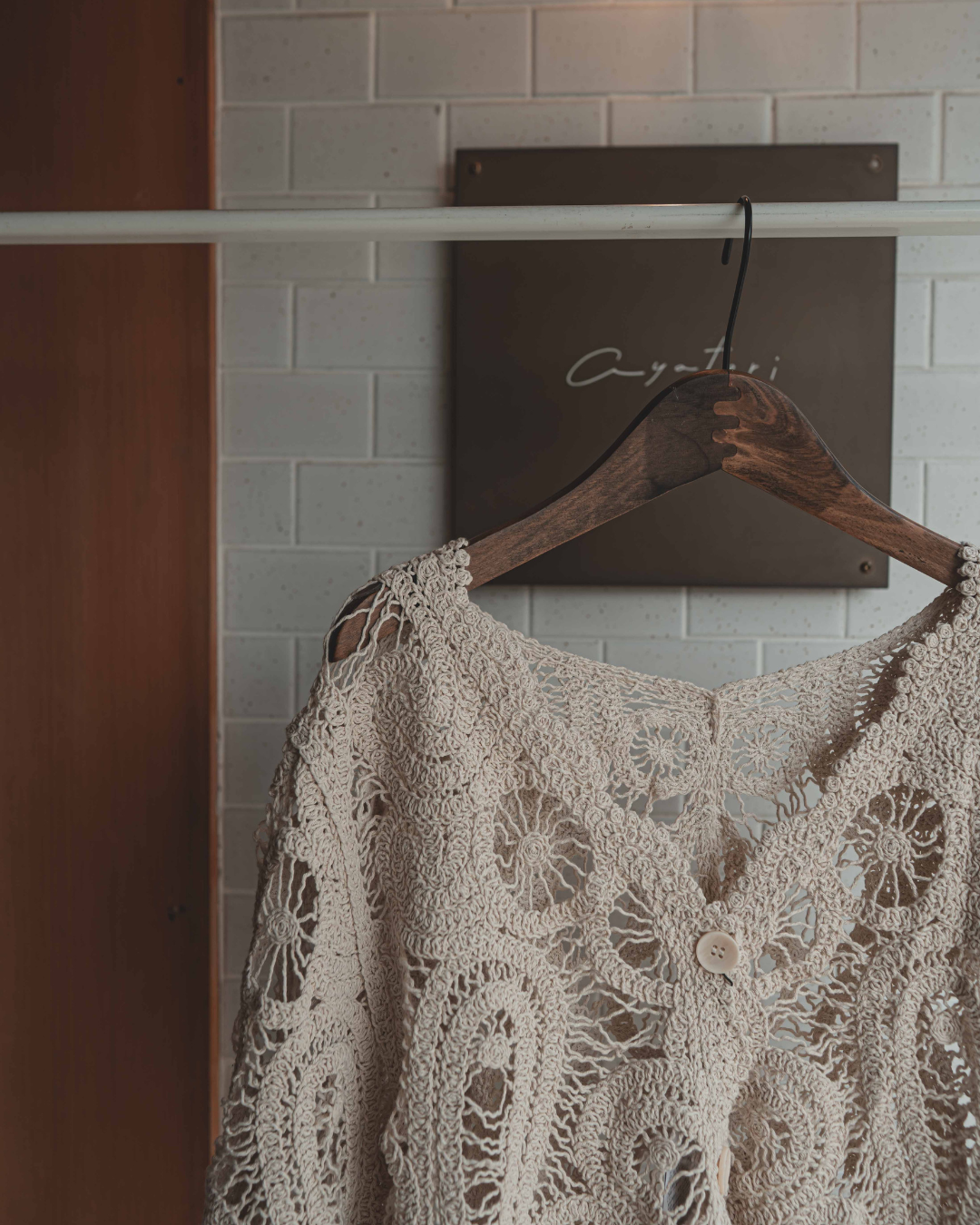 Crochet short cardigan