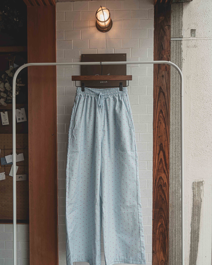 Flower tag pants