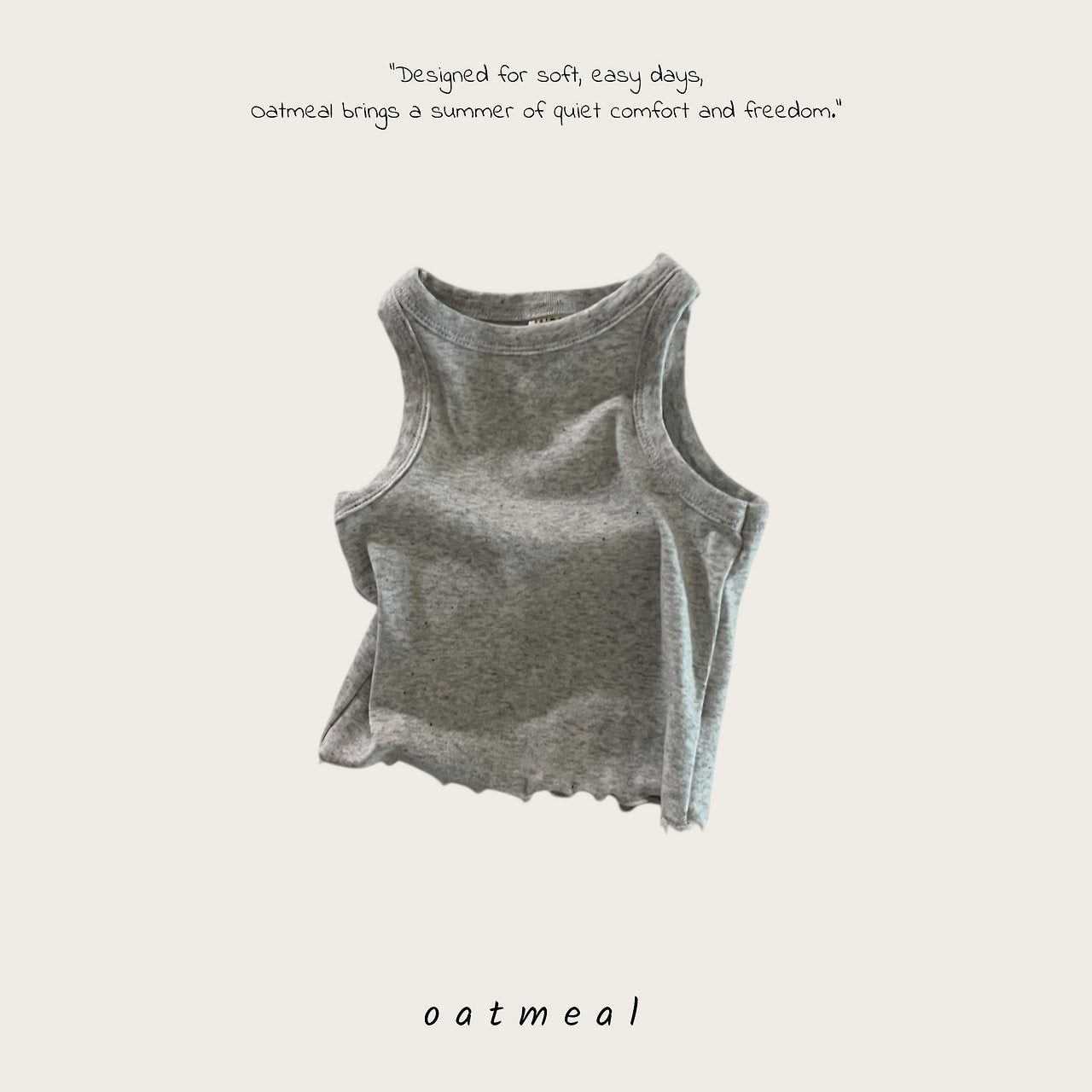 oatmeal michelle tanktop