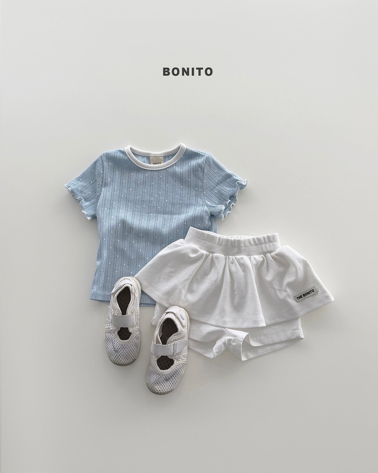 BONITO bloom eyelet tee