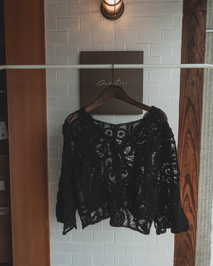 Crochet short cardigan