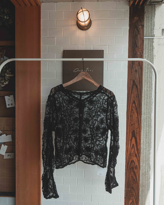 Crochet lace cardigan