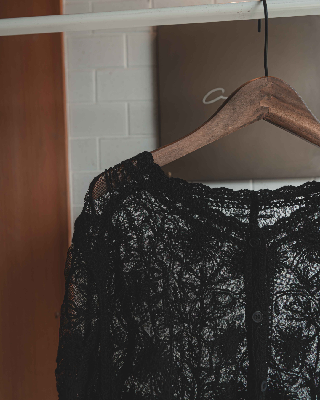 Crochet lace cardigan
