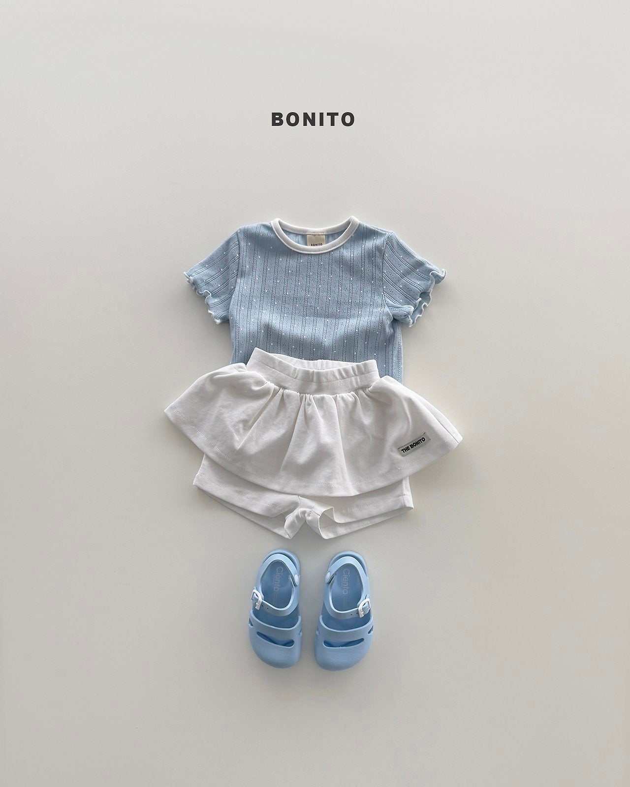 BONITO bloom eyelet tee