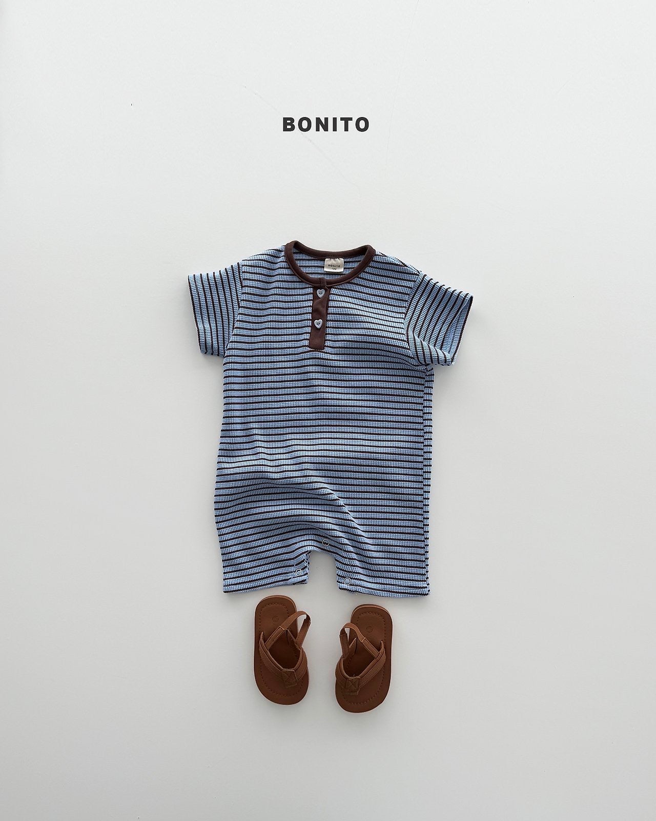 BONITO bebe summer waffle suit