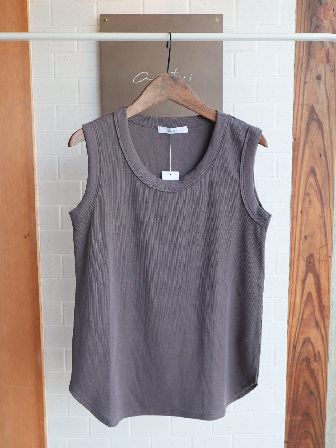 ribbed tank top