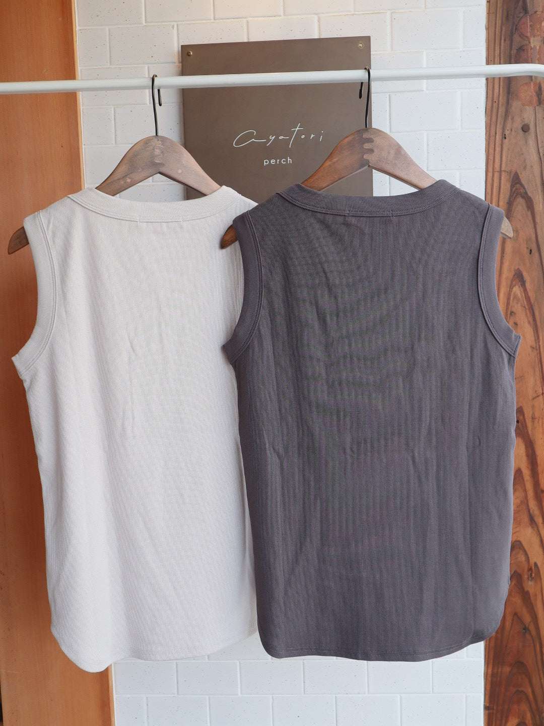 ribbed tank top