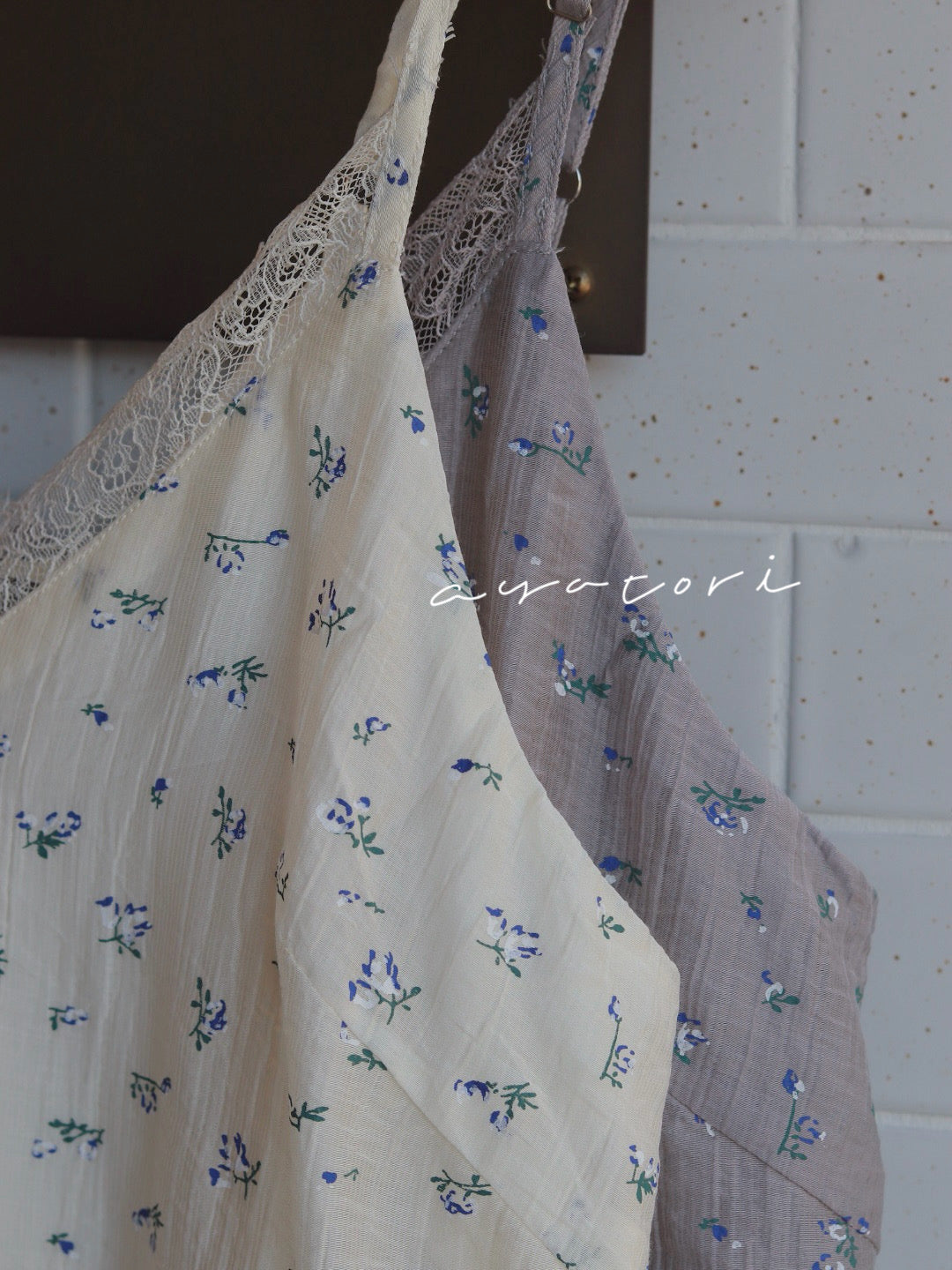 Flower lace camisole dress