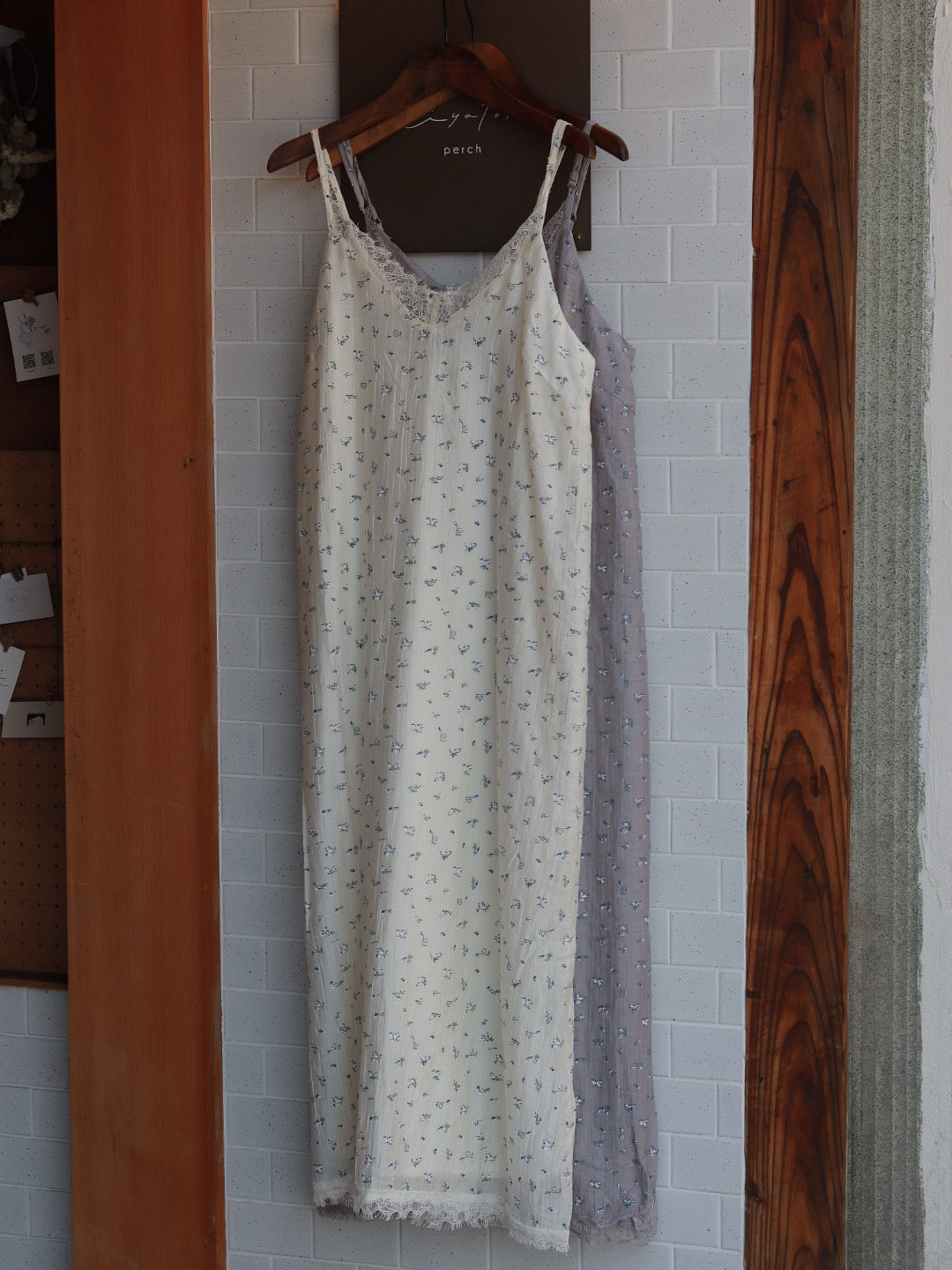 Flower lace camisole dress