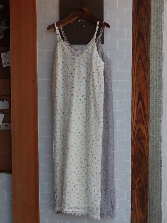 Flower lace camisole dress